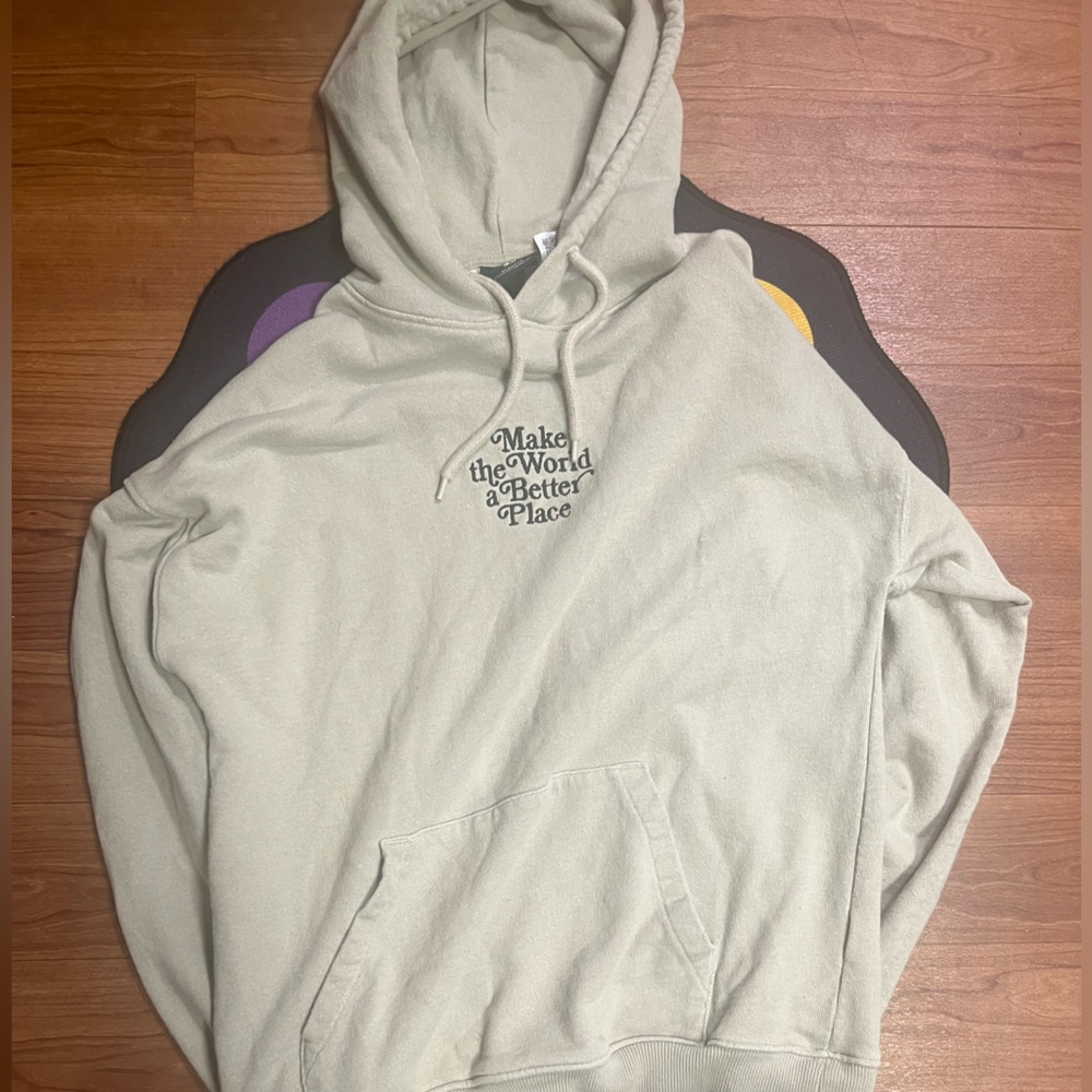 H&M Cream Relaxed Fit Knit Top